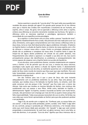 Cura da Alma (Artigo)