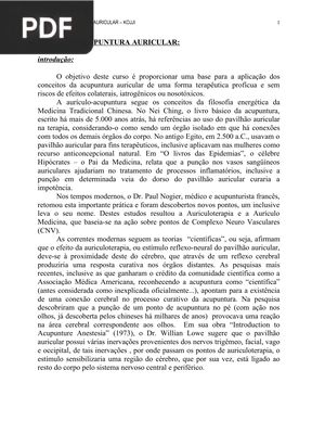 Curso de acupuntura auricular