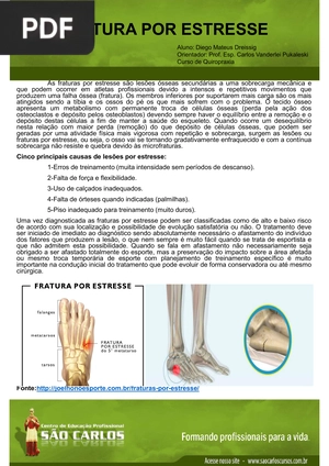 Fratura por estresse (Artigo)