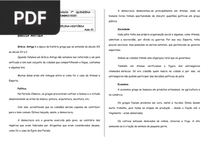 Grécia Antiga (Artigo)