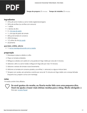 Guisado de ervilha libanês