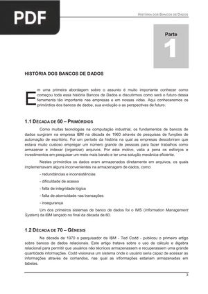 História do bancos de dados (Artigo)