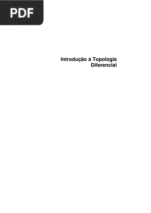 Introdução à Topologia Diferencial