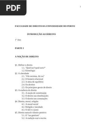 Introdução ao direito