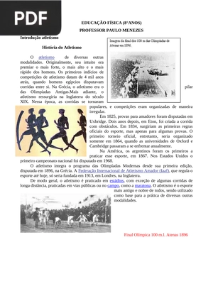 Introdução atletismo (Artigo)