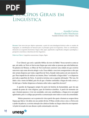 Princípios gerais em linguística