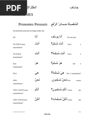 Pronomes