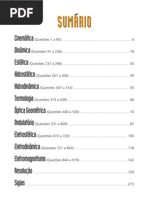 Questões de Física Resolvidas