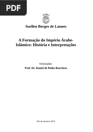 A Formação do Império ÁrabeIslâmico