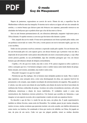 O Medo