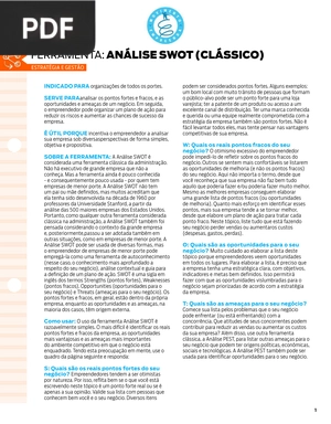 A análise SWOT e sua relevância para o planejamento estratégico