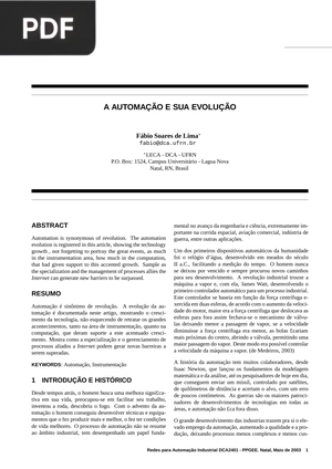 A automação e sua evolução (Artigo)