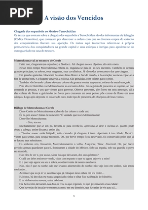 A visão dos Vencidos (Artigo)