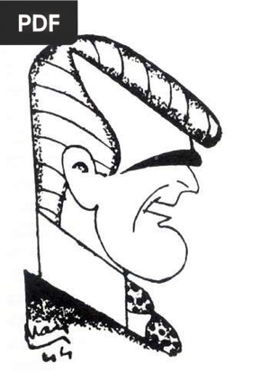 Caricatura para colorir