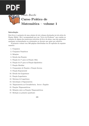 Curso Prático de Matemática – volume 1