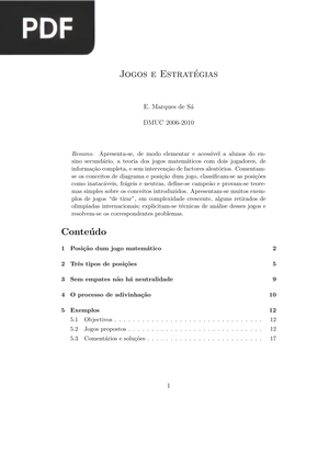 Jogos e Estrategias