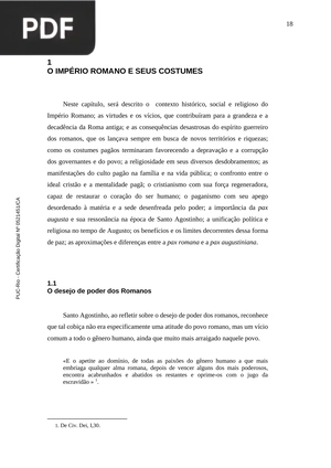 O Império Romano e seus costumes