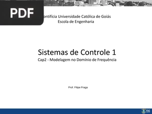 Sistemas de Controle 1 (Apresentação)