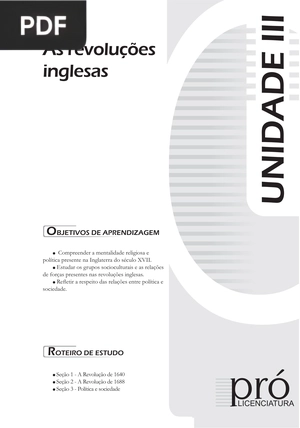 As revoluções inglesas