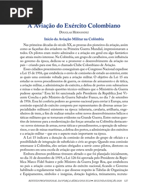 A Aviação do Exército Colombiano
