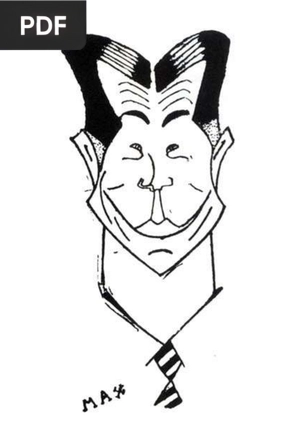 Caricatura para colorir
