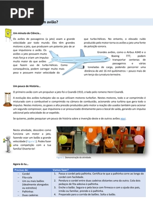 Como se move um avião? (Artigo)
