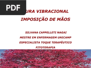 Cura vibracional imposição de Mãos