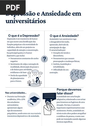 Depressão eAnsiedade em universitários (Artigo)