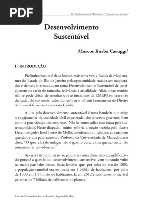 Desenvolvimento Sustentável