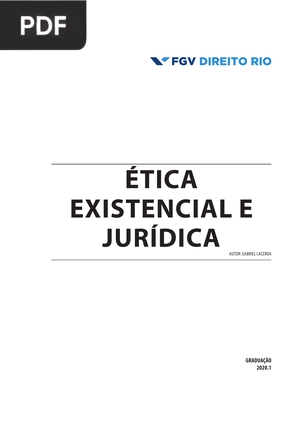 Ética Existencial e Jurídica