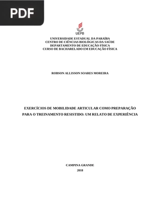 Exercícios de mobilidade articular como preparação para o treinamento resistido