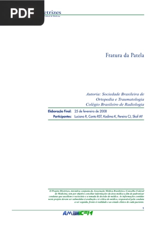 Fratura da Patela (Artigo)