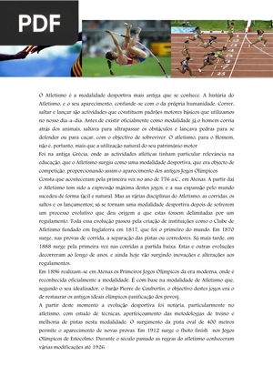História do Atletismo (Artigo)