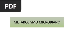 Metabolismo Microbiano (Apresentação)