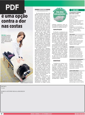 Quiropraxia é uma opção contra a dor nas costas (Artigo)