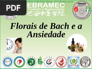 Florais de Bach e ansiedade (Apresentação)