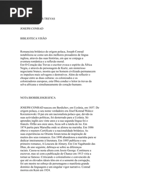 O coração das trevas