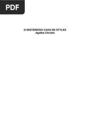 O Misterioso Caso de Styles