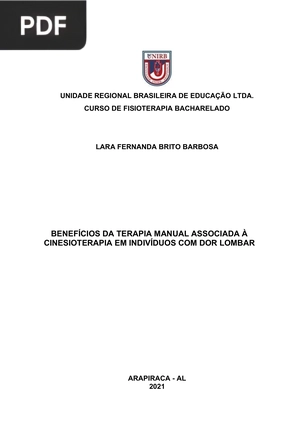 Benefícios da terapia manual associada á cinesioterapia em indivíduos com dor lombar