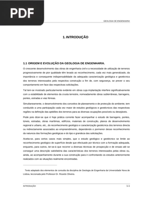 Geologia de Engenharia (Artigo)