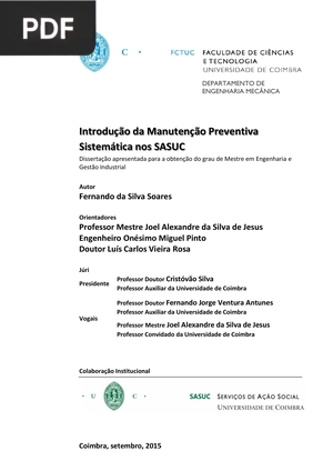 Introdução da Manutenção Preventiva