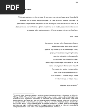 Os olhares de Janus