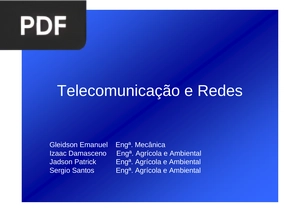 Telecomunicação e Redes (Apresentação)