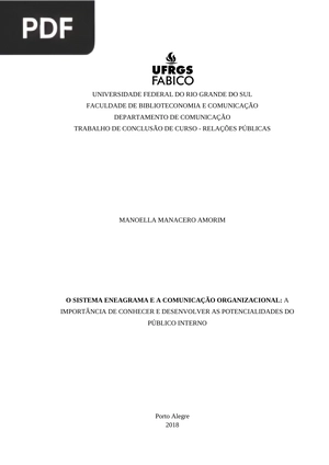 O sistema eneagrama e a comunicação orgnizacional