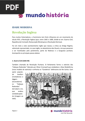 Revolução Inglesa (Artigo)