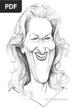 Caricatura para colorir