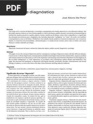 Conceito e diagnóstico (Artigo)