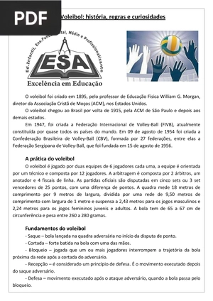 Voleibol: história, regras e curiosidades (Artigo)