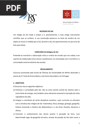 Relógios de sol (Artigo)