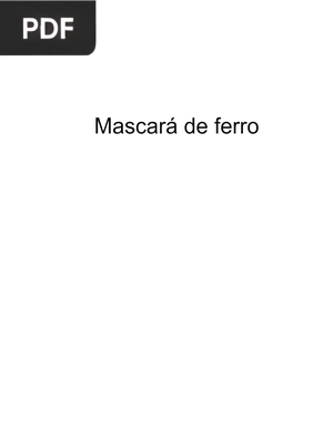 Mascará de Ferro